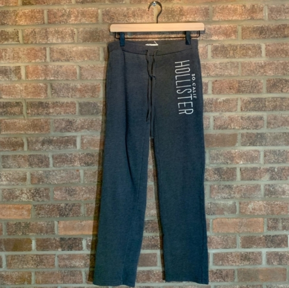 Hollister Straight Leg Grey Sweatpants